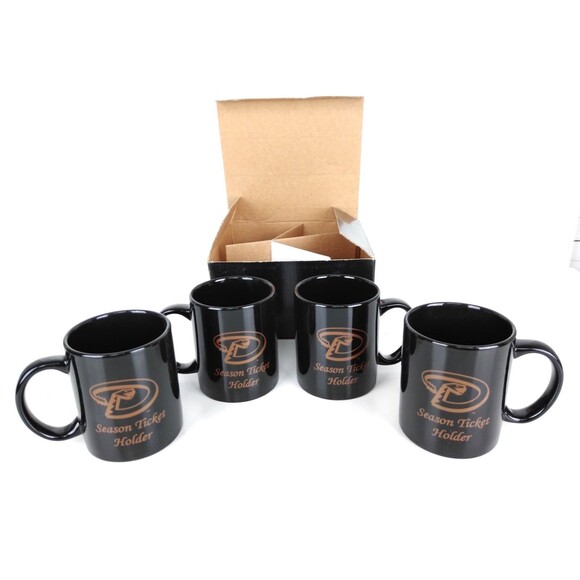 VTG Diamondbacks Arizona Rattlesnake Season Ticket Holder Coffee Cup Mug Set NEW - Picture 5 of 6